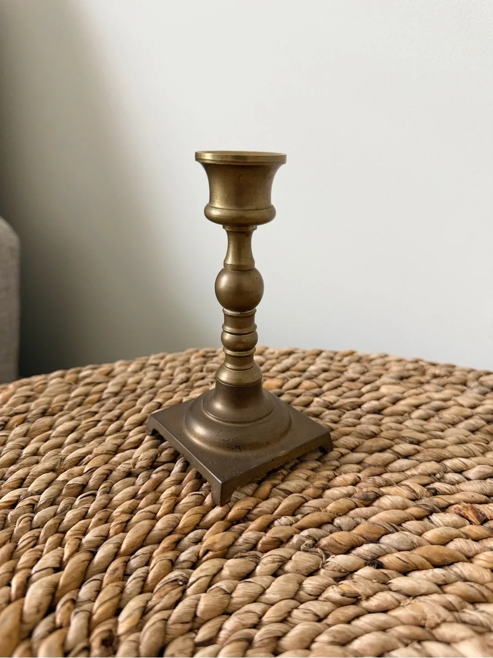 Vintage Brass Candlestick Holder